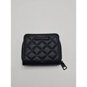black, quilted Steve Madden wallet small